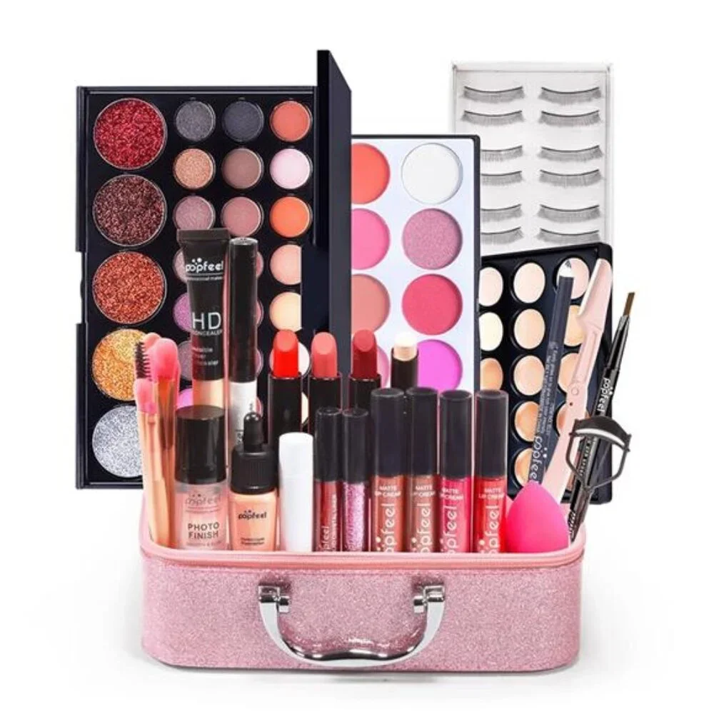 All-in-One Holiday Gift Surprise Makeup Set Essential Starter Bundle
